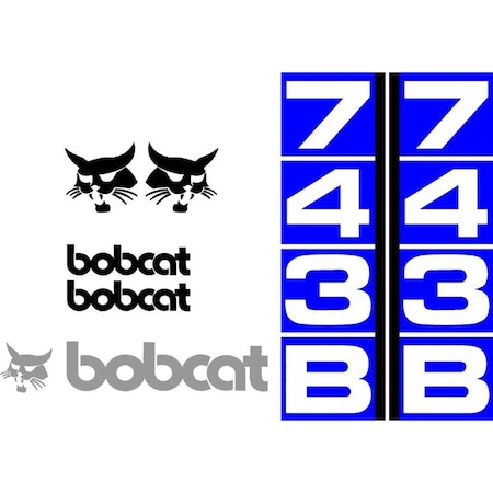 Aftermarket Decal Set BOBCAT743B#DECALSET
